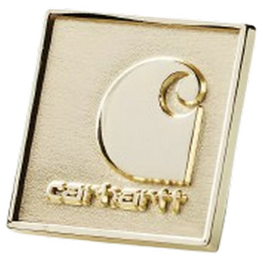 Spille e fermagli Unisex Carhartt Wip - Square Label Pin - Oro