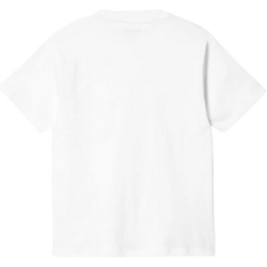 Carhartt Wip T-Shirt Femme - W' S/S Pocket Heart T-Shirt - Blanc