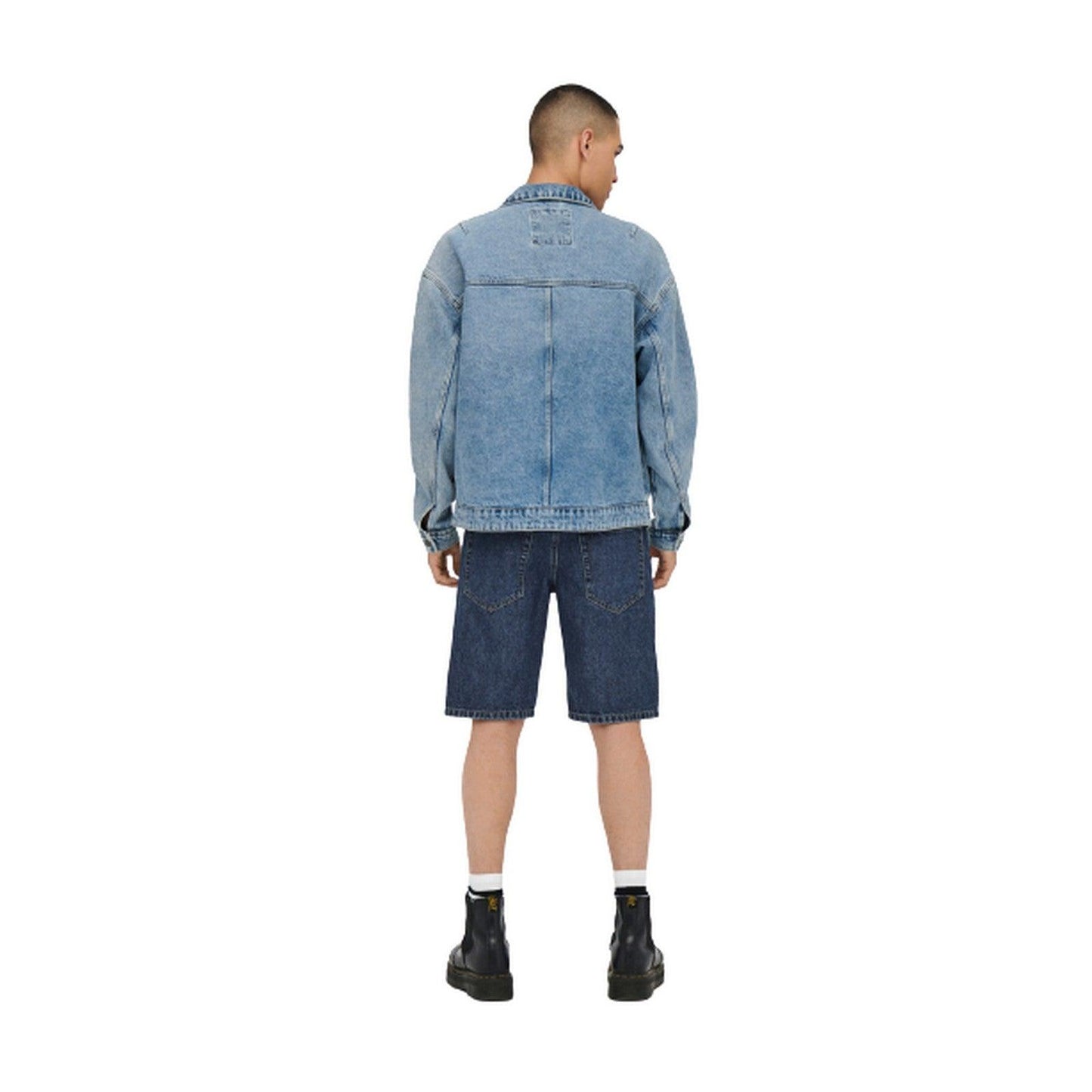 Bermuda Uomo Only & Sons - Onsavi Shorts Dark Blue Pk 1907 - Blu