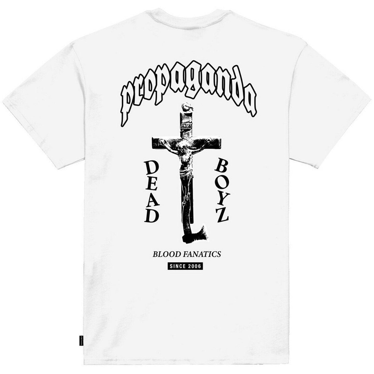 T-shirt Uomo Propaganda - T-Shirt Crucifix - Bianco