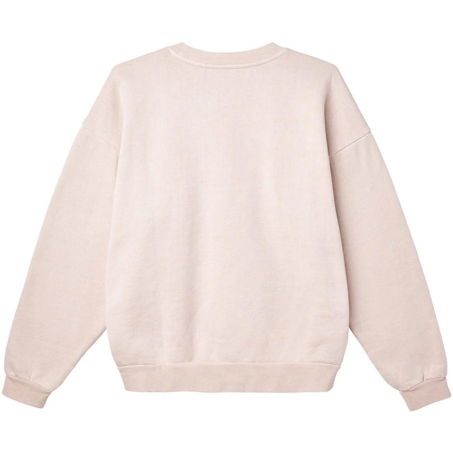 Felpe senza cappuccio Uomo Obey - Lowercase Pigment Crew Fleece - Beige