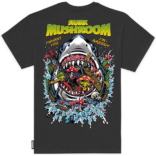 T-shirt Homme Champignon - T-Shirt M/M - Noir