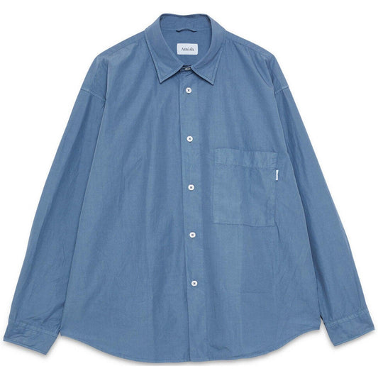 Camisas casuales para hombres Amish - Camisa caída - Azul