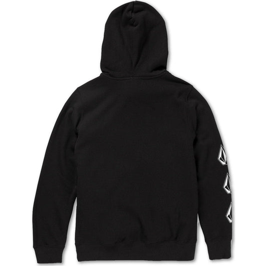 Sweats à capuche Volcom pour garçons - Iconic Stone Po - Noir