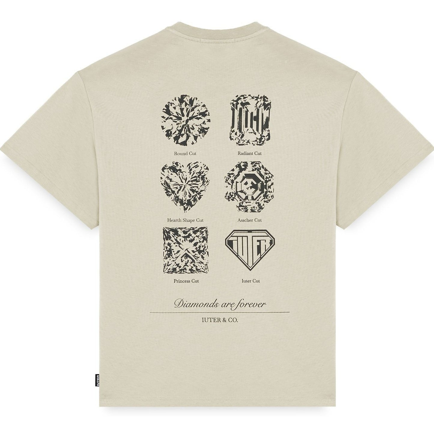 Iuter Herren-T-Shirt – Cuts Tee – Beige