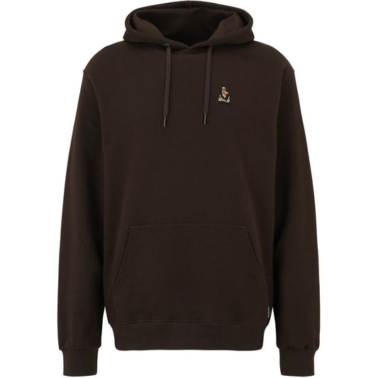 Męskie bluzy z kapturem Iriedaily – What The Duck – brązowe