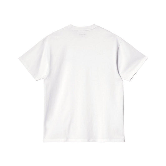 T-shirt Homme Carhartt Wip - S/S American Script - Blanc