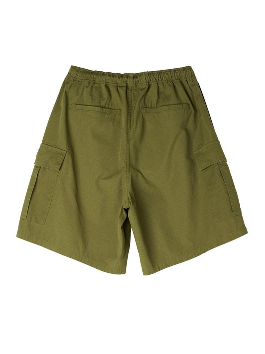 Obey Bermuda pour hommes - Short cargo Easy Ripstop - Vert