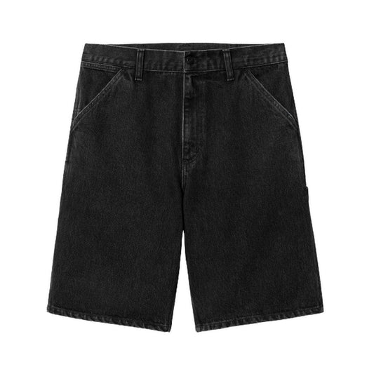 Carhartt Wip Bermuda pour hommes - Short à genou unique - Noir