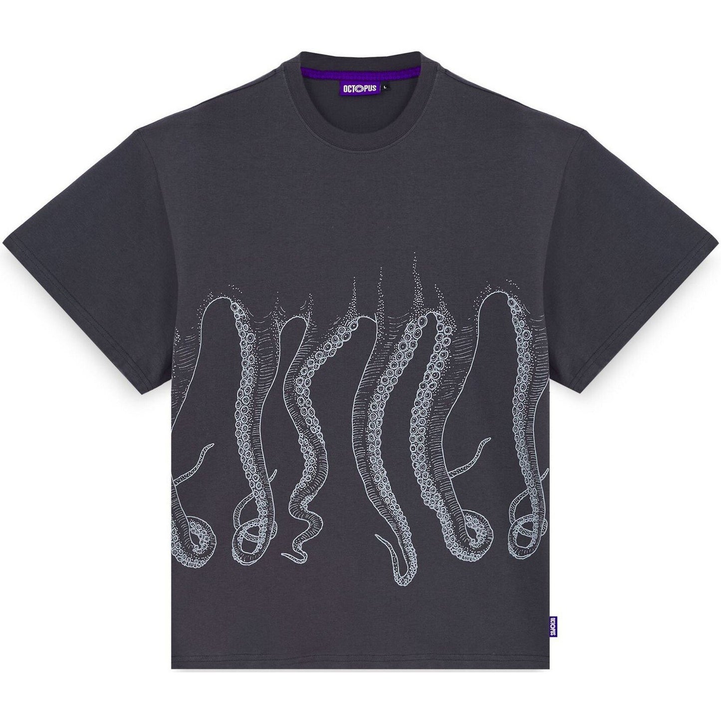 T-shirt Uomo Octopus - Octopus Outline Tee - Grigio