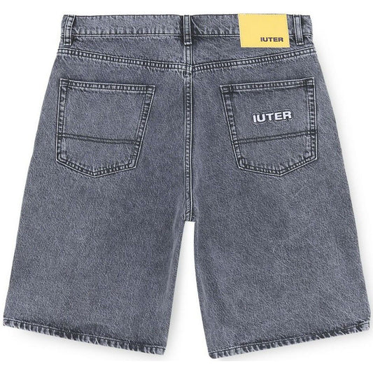 Pantaloncini Uomo Iuter - Loose Denim Shorts - Grigio
