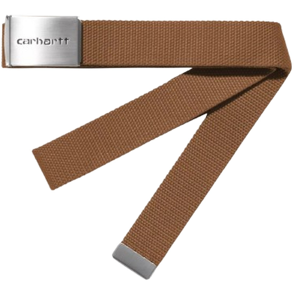 Cinture Unisex Carhartt Wip - Clip Belt Chrome - Marrone