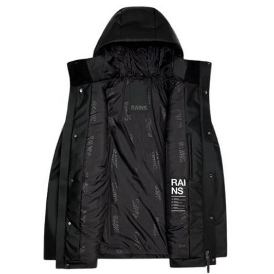 Giacche impermeabili Unisex Rains - Nome Parka - Nero