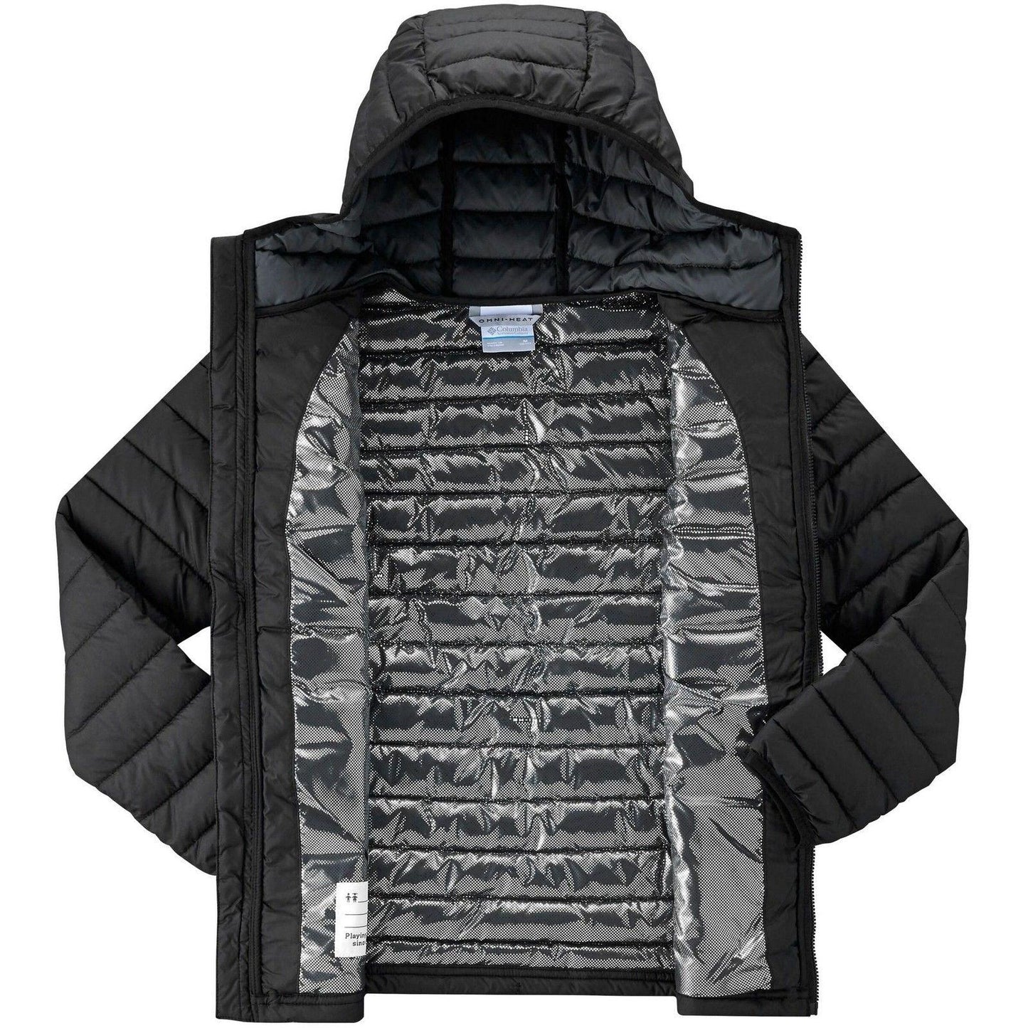 Giacche Ragazzo Columbia - Powder Lite™ Boys Hooded Jacket - Nero