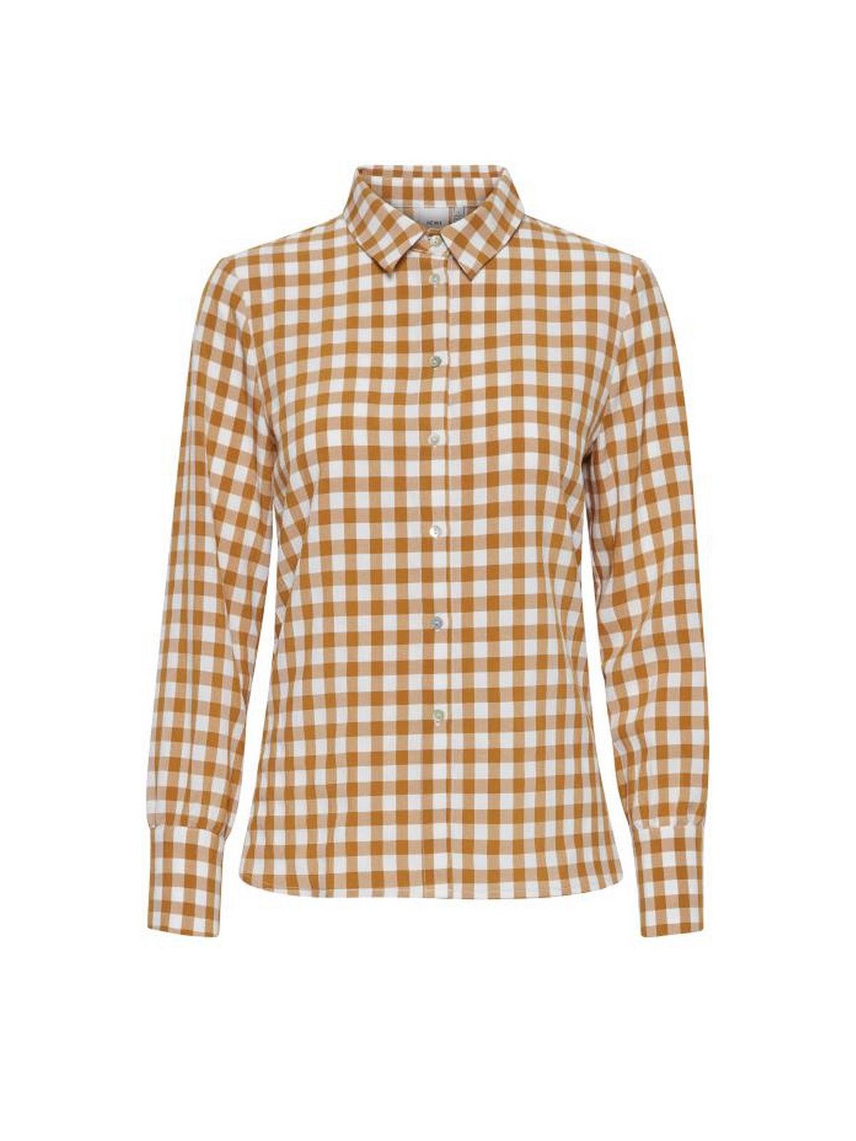 Camicie Donna Ichi - Ihelizabella Sh - Marrone