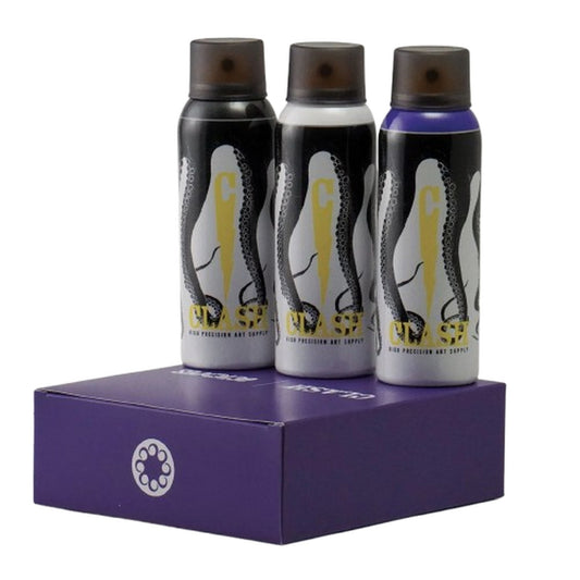 Calze Uomo Octopus - Clash Octopus 3 Pack Cans 125ml Black/Purple/White - Multicolore