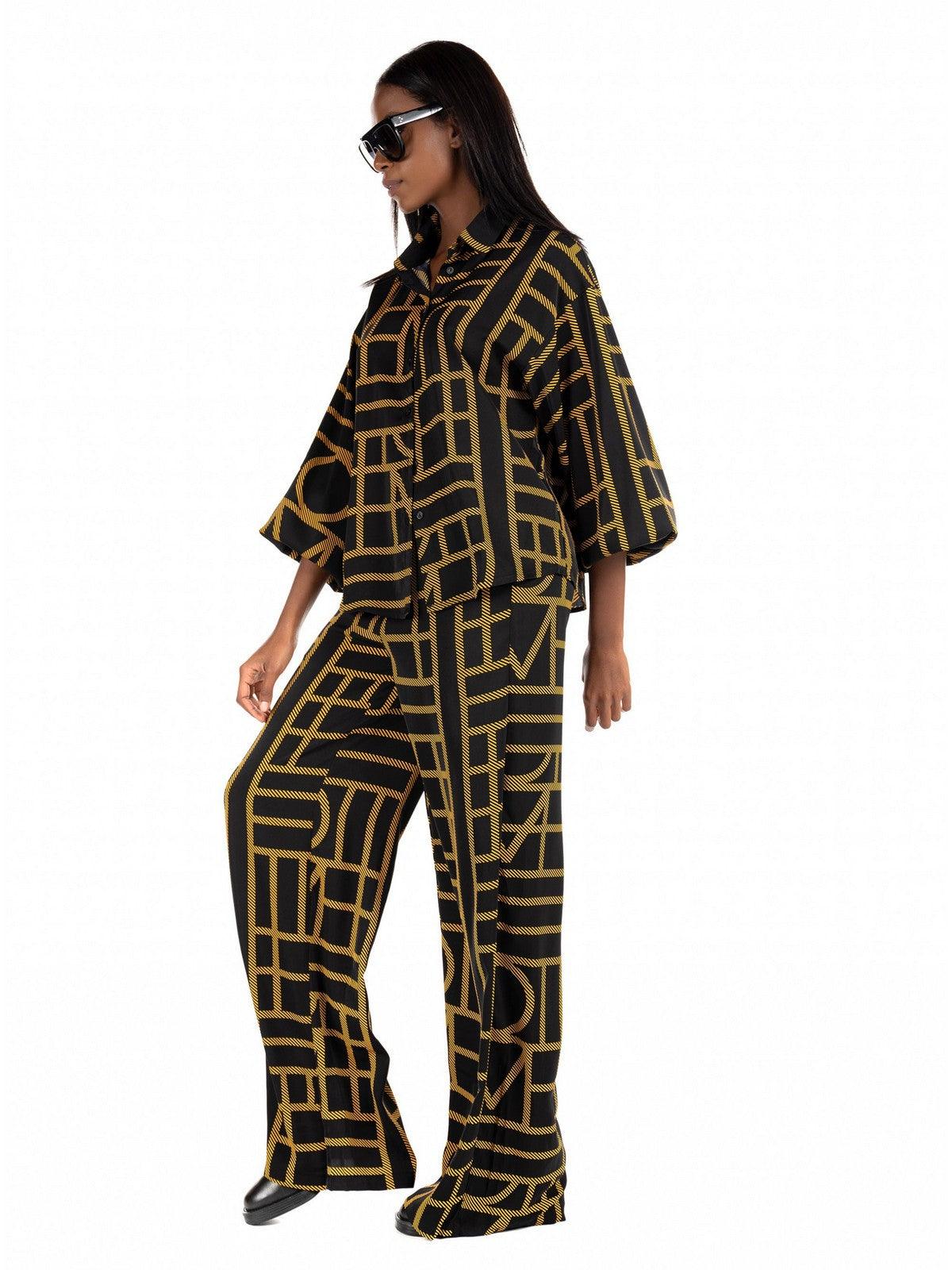 Rut&Circle Women's Trousers - Maya Pant - Multicolour