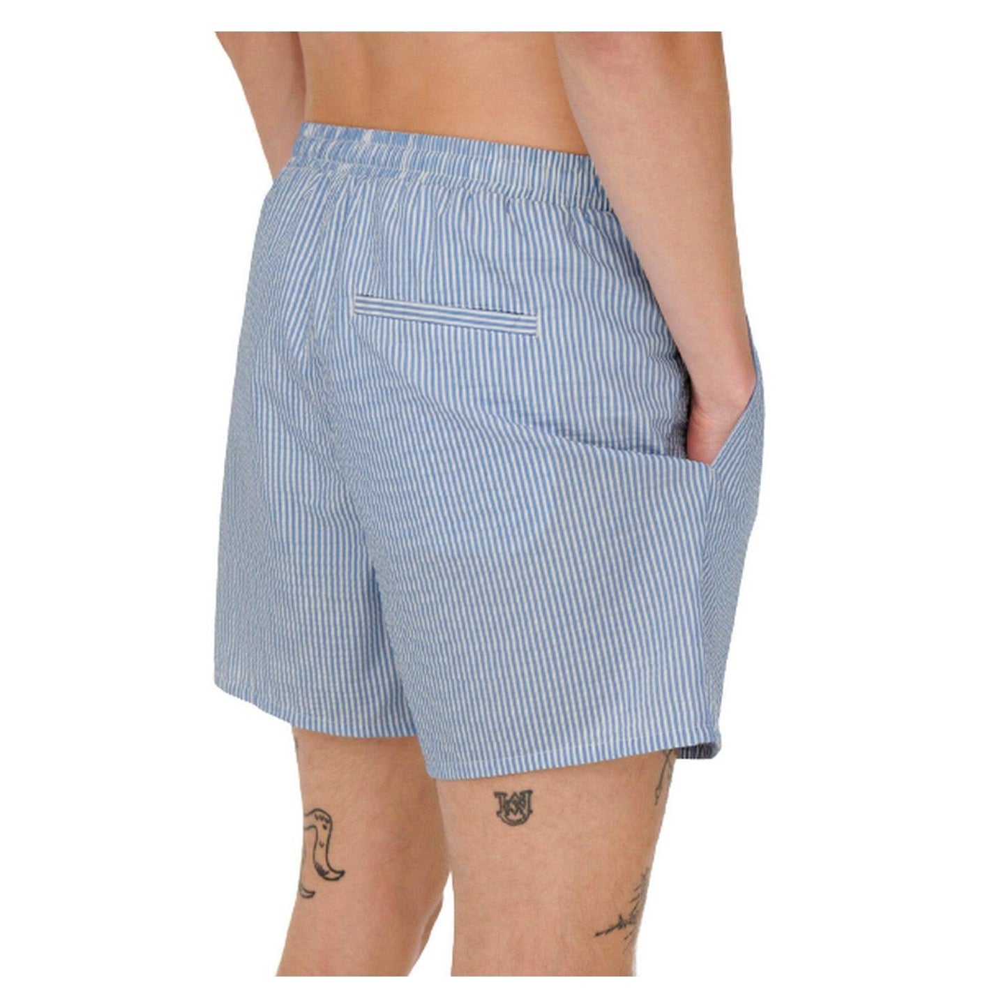Pantaloncini e calzoncini Uomo Only & Sons - Onsted Swim Seersucker Gw 1841 - Celeste