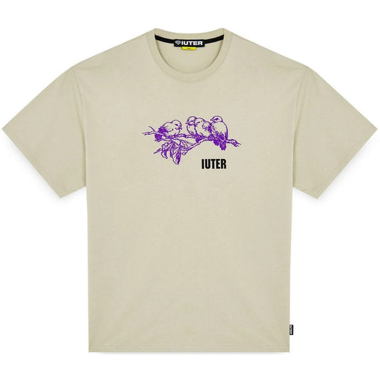 T-shirt męski Iuter - Never Alone Tee - beżowy