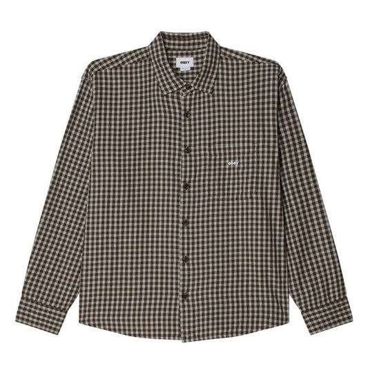 Camisas informales de hombre Obey - Bigwig Andy Woven - Multicolor