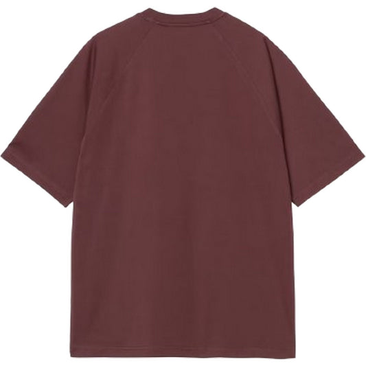 Carhartt Wip T-shirt pour hommes - T-shirt S/S Ray - Bordeaux