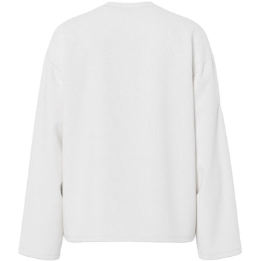 T-shirt Donna Pieces - Pcsadie Ls Top Jrs Noos Bc - Bianco