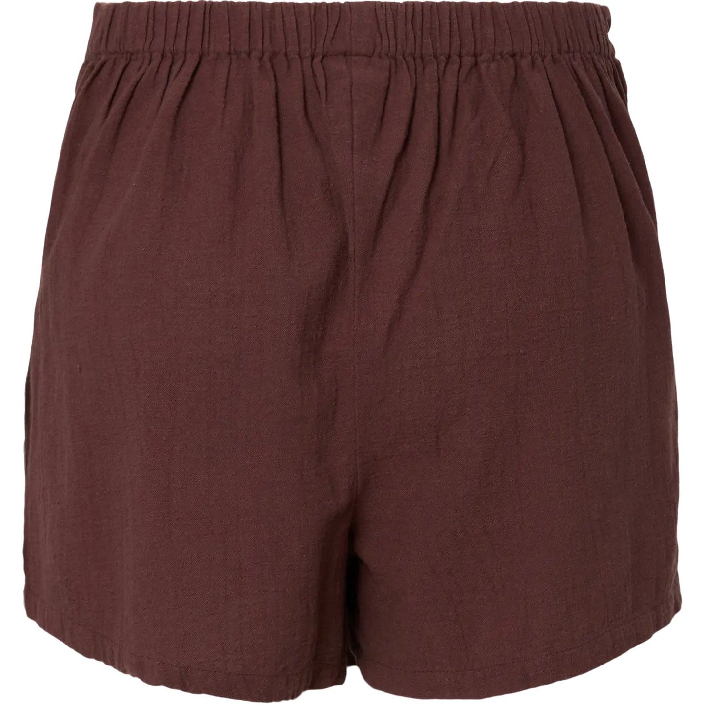 Pantaloncini Donna Pieces - Pcagnes Hw Skort Wvn Bc - Rosso