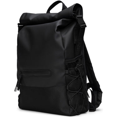 Borse a spalla Unisex Rains - Trail Mountaineer Rolltop W3 - Nero