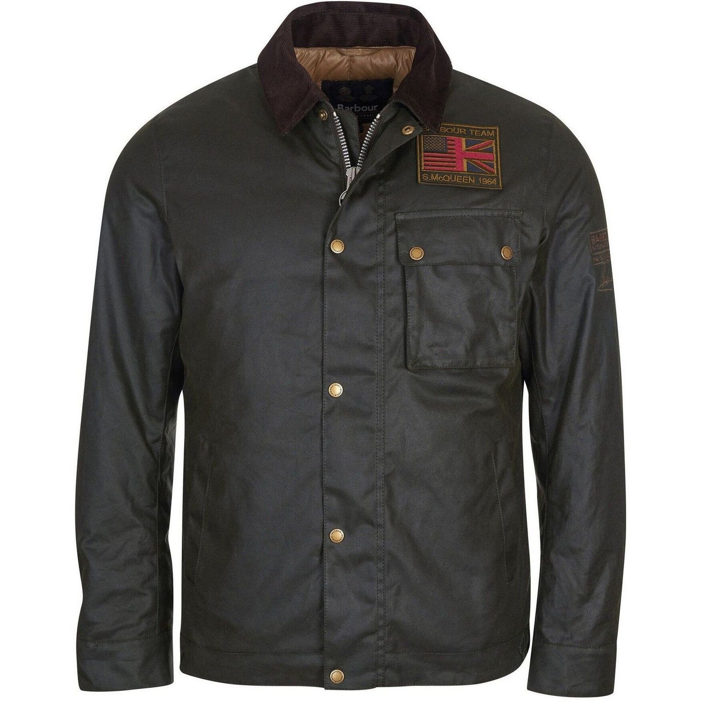 Barbour International Men's Jackets - Workers Wax - Green