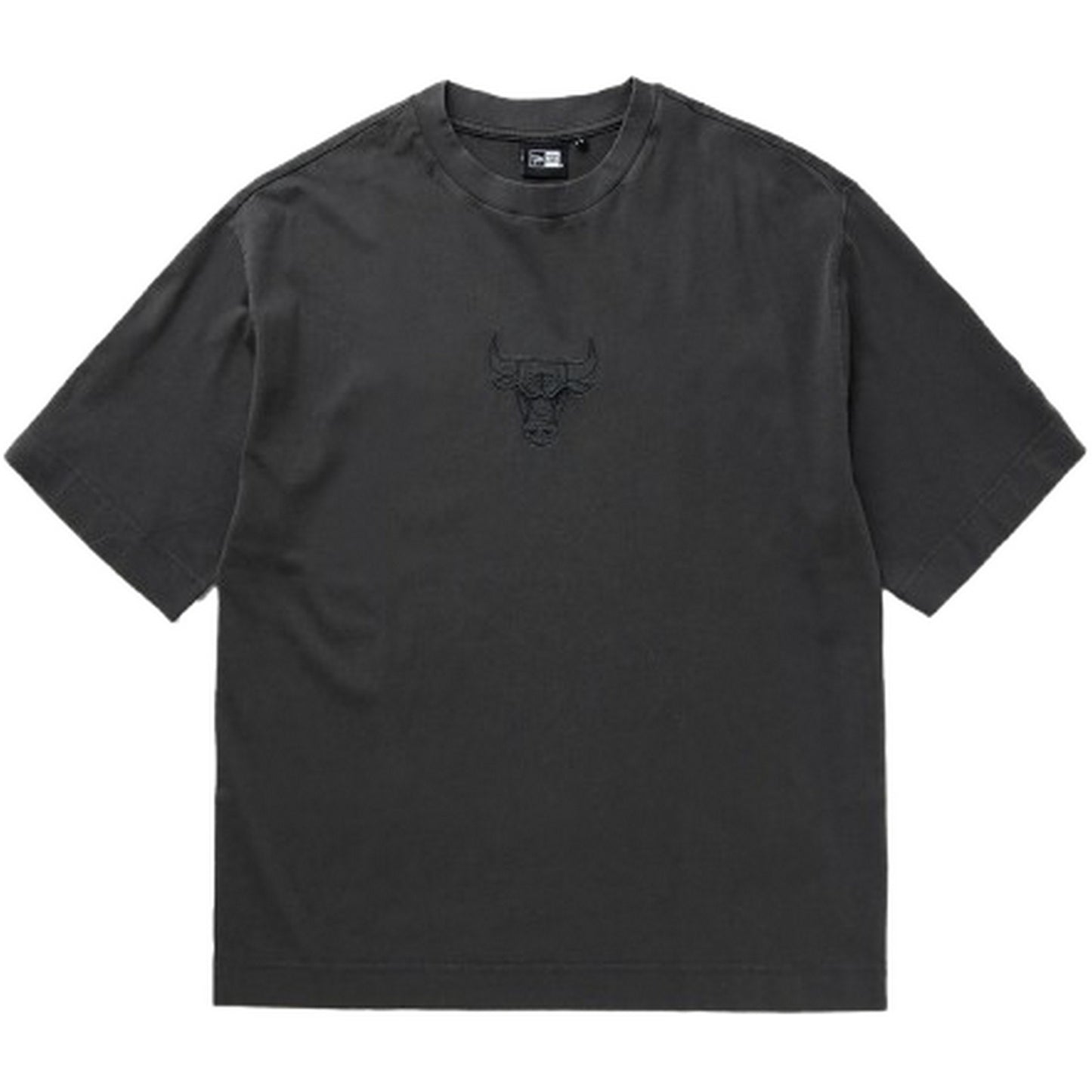 T-shirt Unisex New Era - Nba Washed Box Tee Chibul - Grigio