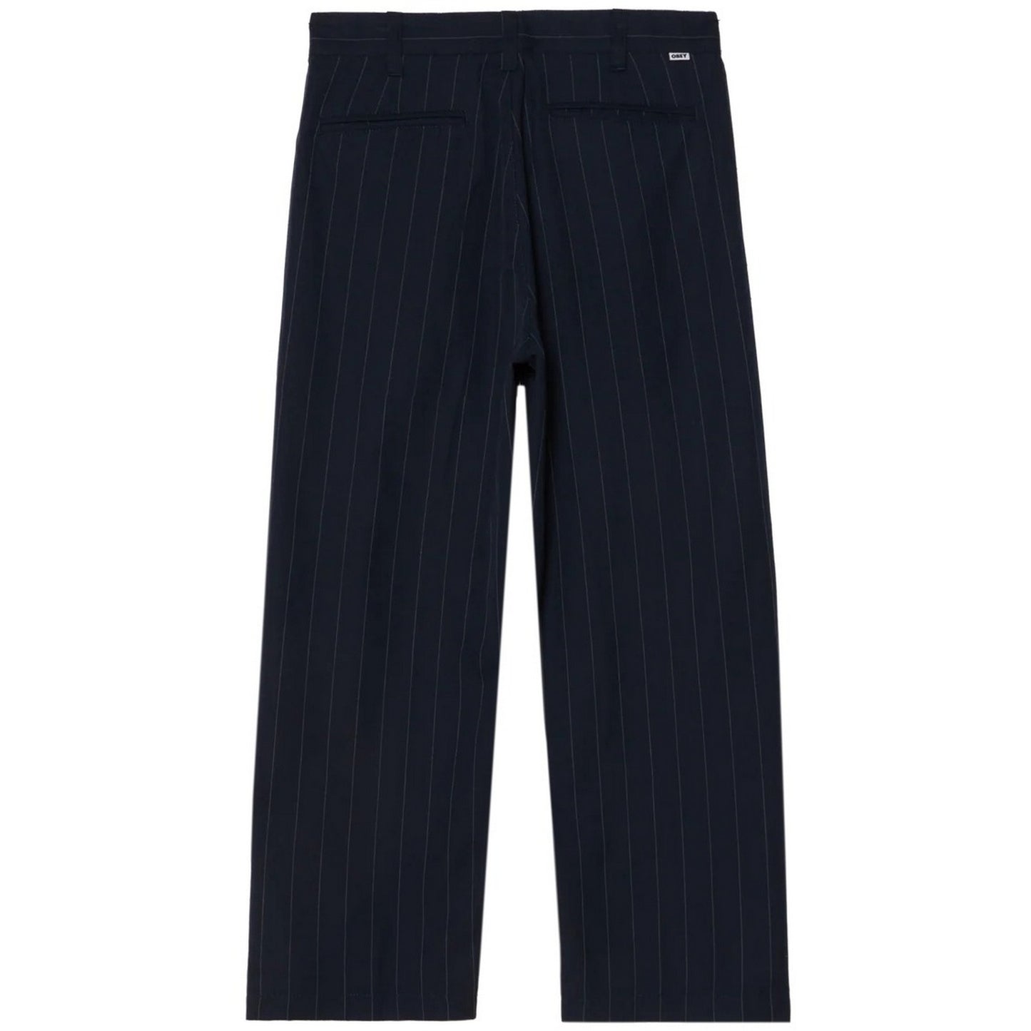 Pantaloni Uomo Obey - Dean Stripe Pleated Pant - Blu