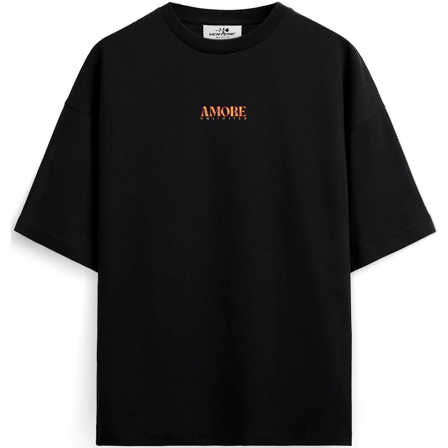 Camiseta de hombre Vertere Berlin - Amore Unltd. Camiseta - Negro