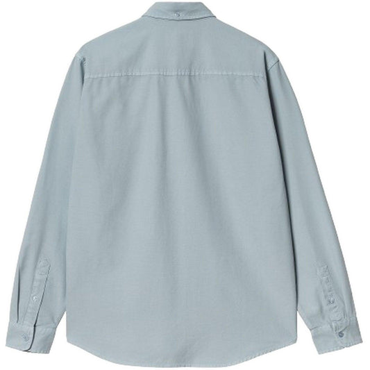 Carhartt Wip Chemises décontractées pour hommes - L/S Bolton Shirt - Bleu clair