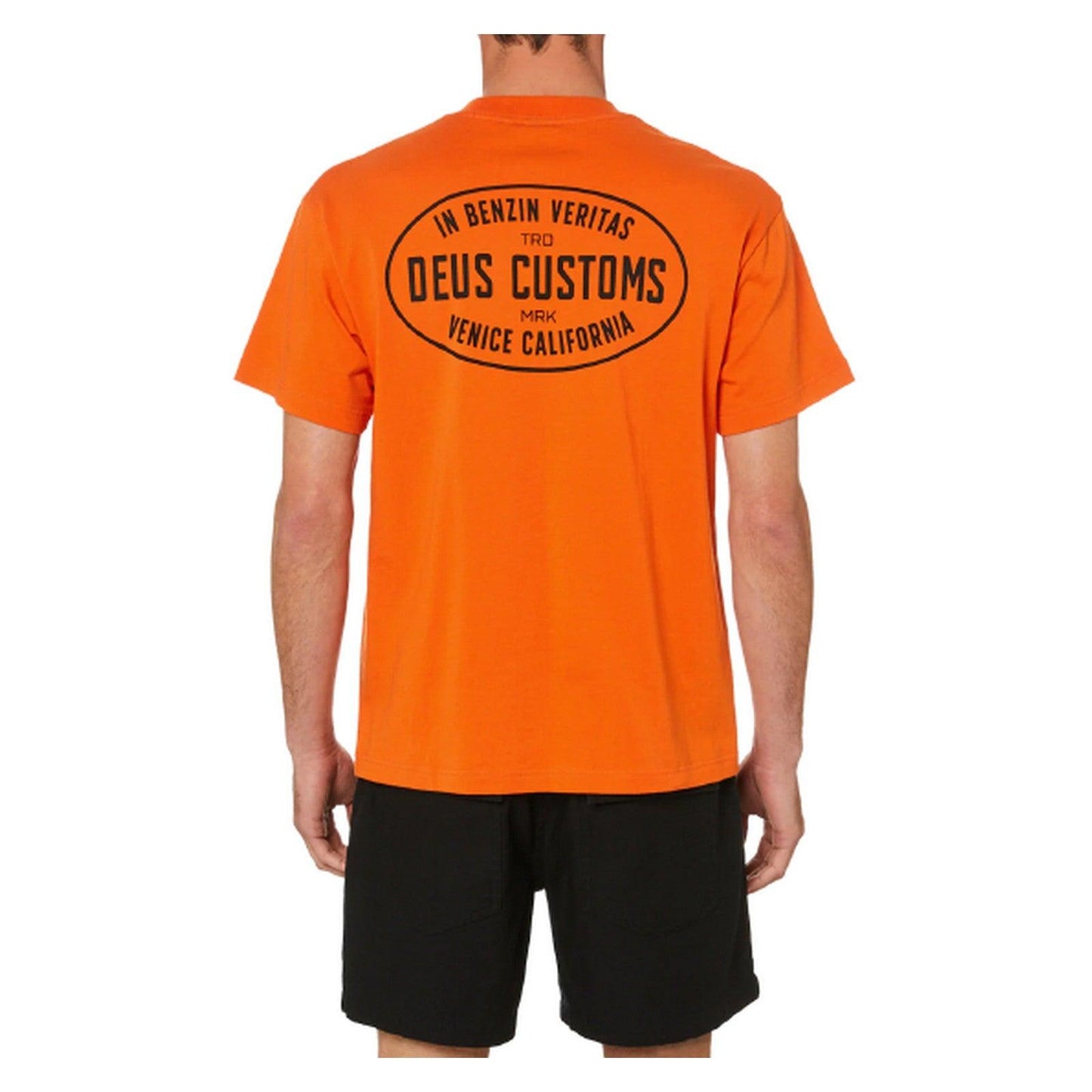 T-shirt Uomo Deus Ex Machina - Harlem Tee - Arancione