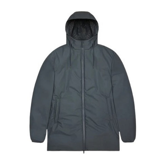 Vestes imperméables Rains unisexe - Lohja Long Insulated Jacket W3T2 - Bleu