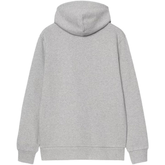 Męskie bluzy z kapturem Carhartt Wip – Bluza z kapturem i haftem – Szara