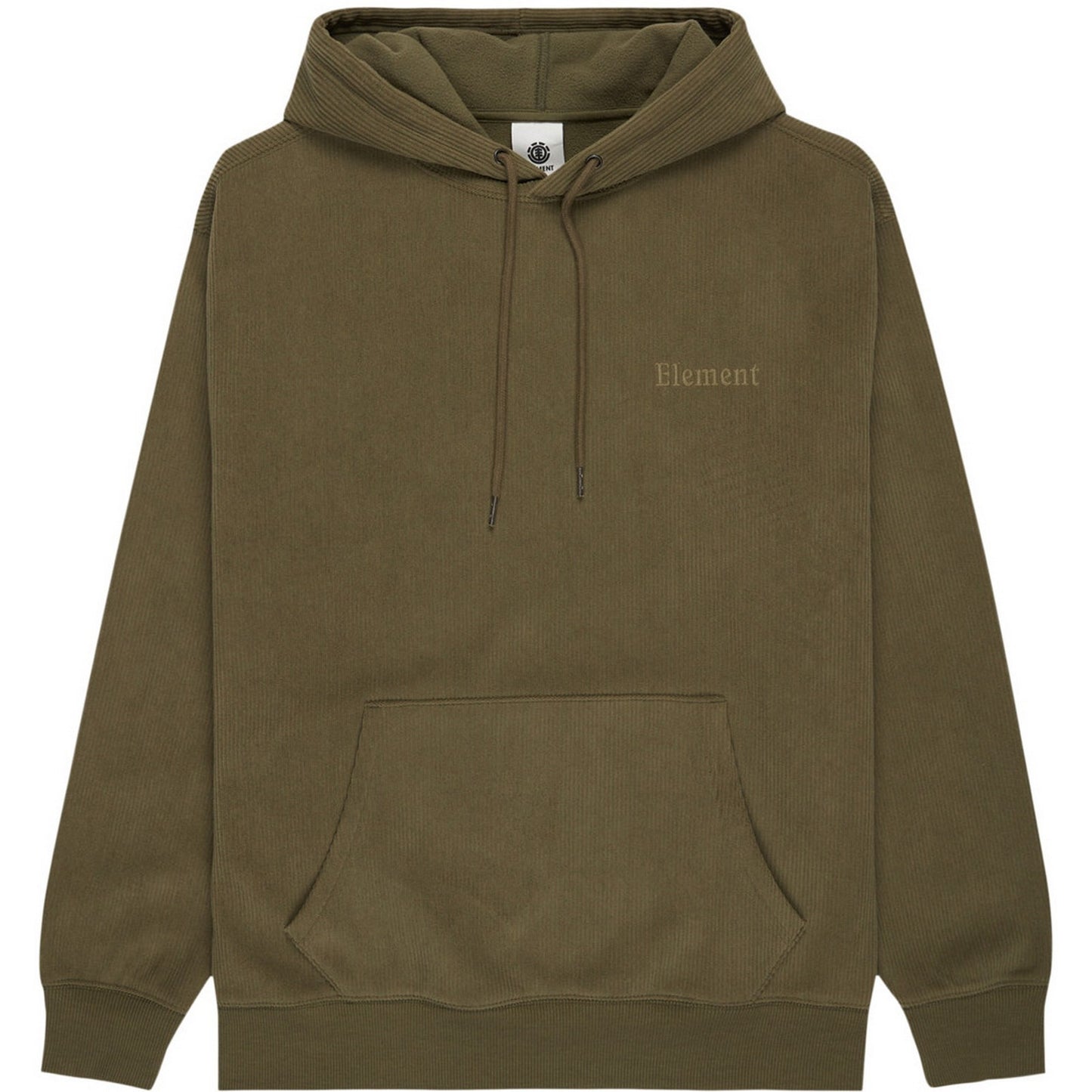 Felpe con cappuccio Uomo Element - Serif Corduroy Po - Verde