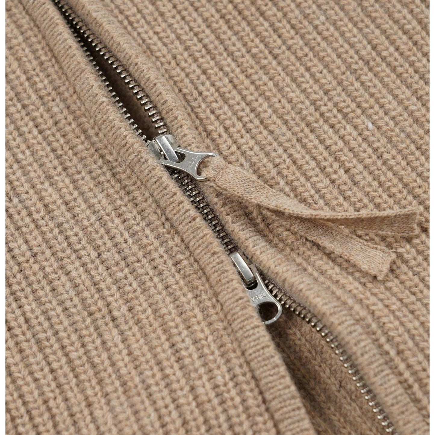 Cardigan Uomo Frizmworks - Wool Deck Zipup Cardigan - Beige