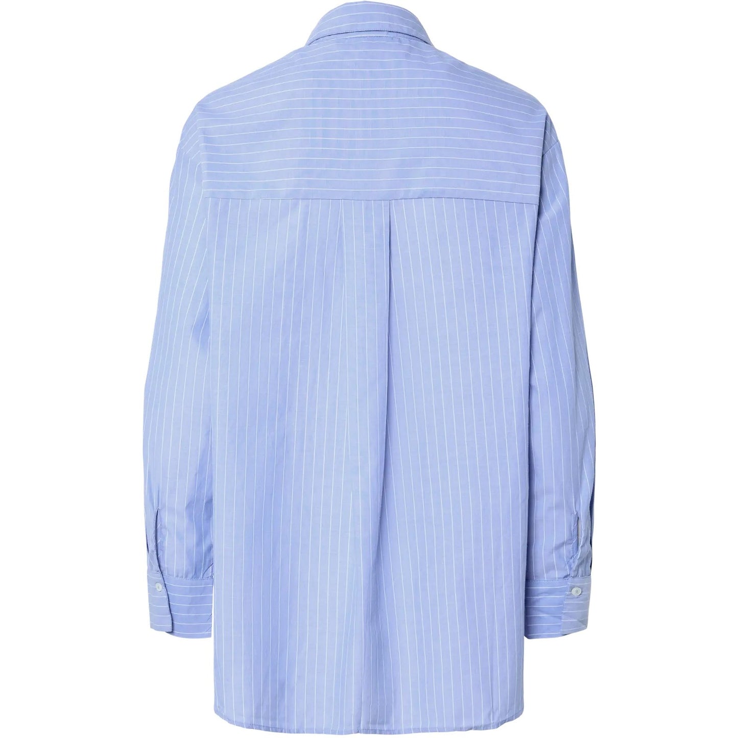 Pieces Chemises pour femmes - Pcmelia Ls Loose Shirt Wvn Noos Bc - Bleu clair