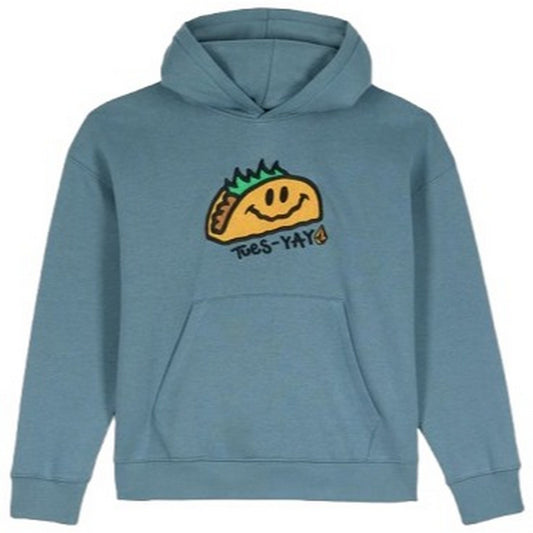 Sweats à capuche pour enfants Volcom - Voltaco Po - Bleu clair