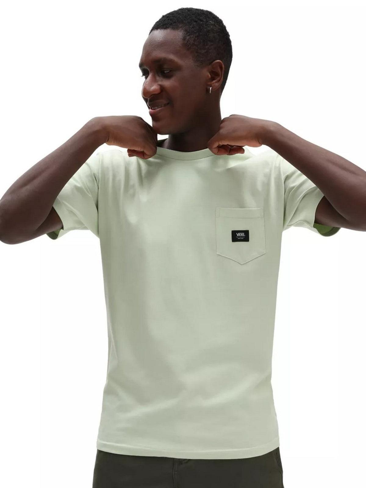 T-shirt Uomo Vans - Mn Woven Patch Pocket - Verde