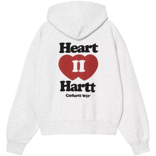 Giacche Donna Carhartt Wip - W' Hooded Heart II Hartt Jacket - Grigio
