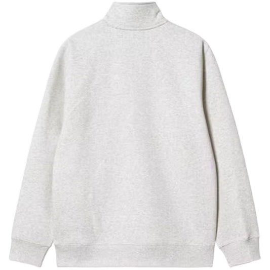 Felpe senza cappuccio Uomo Carhartt Wip - Chase Neck Zip Sweatshirt - Grigio