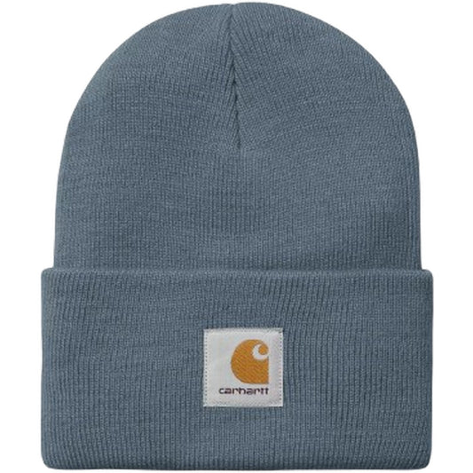 Carhartt Wip Bonnets tricotés unisexes - Chapeau de montre en acrylique - Bleu