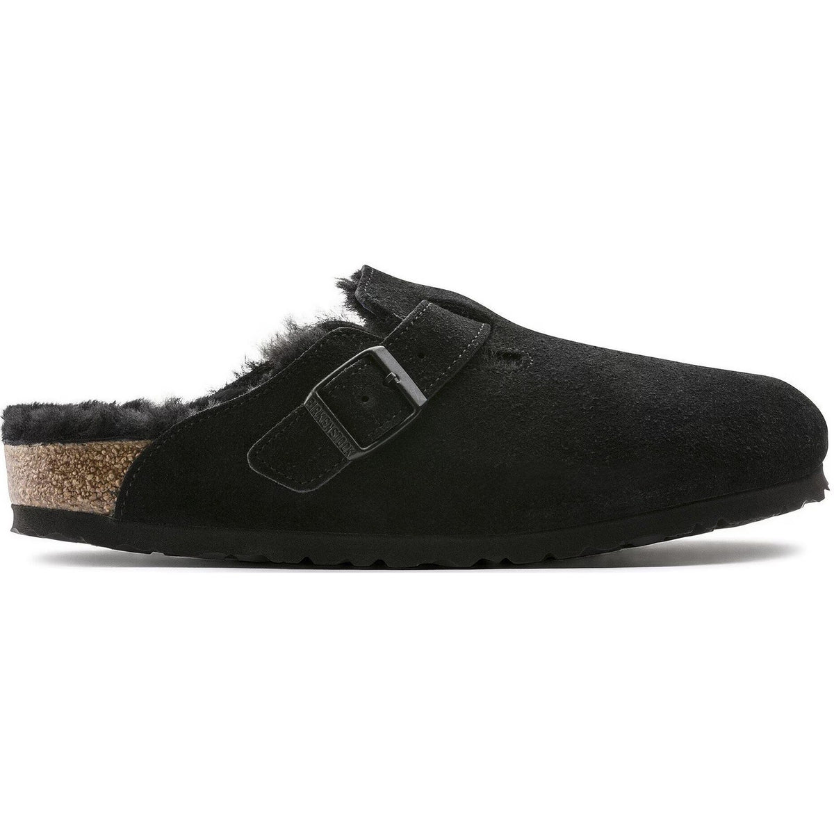 Sandali Unisex Birkenstock - Boston Shearling - Nero
