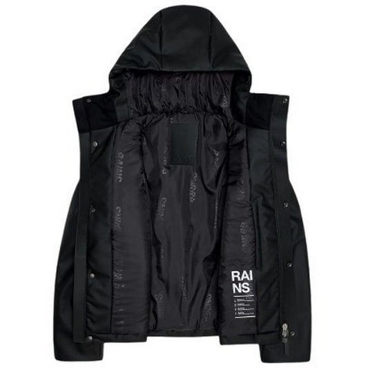 Rains wasserdichte Damenjacken – Nome Short W Parka – Blau