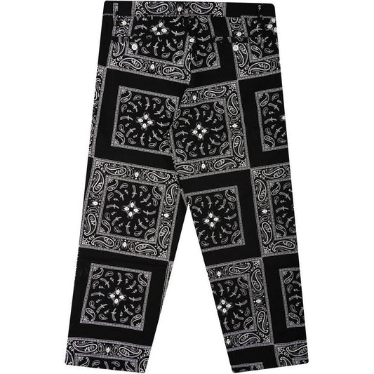 Pantalon Doomsday pour hommes - Pantalon Chino Bandana - Noir