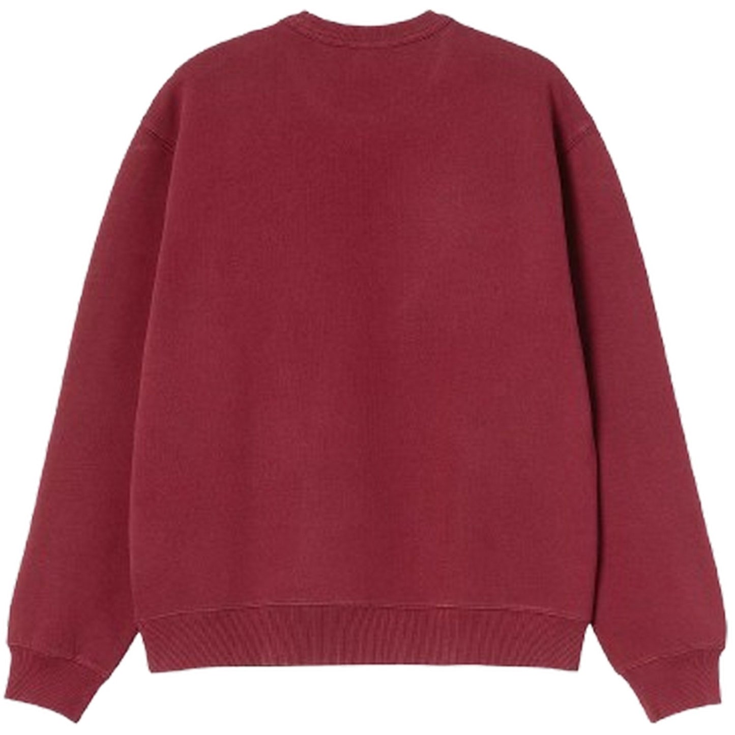 Maglie a manica lunga Uomo Carhartt Wip - Faded Pond Corps Sweat - Bordeaux