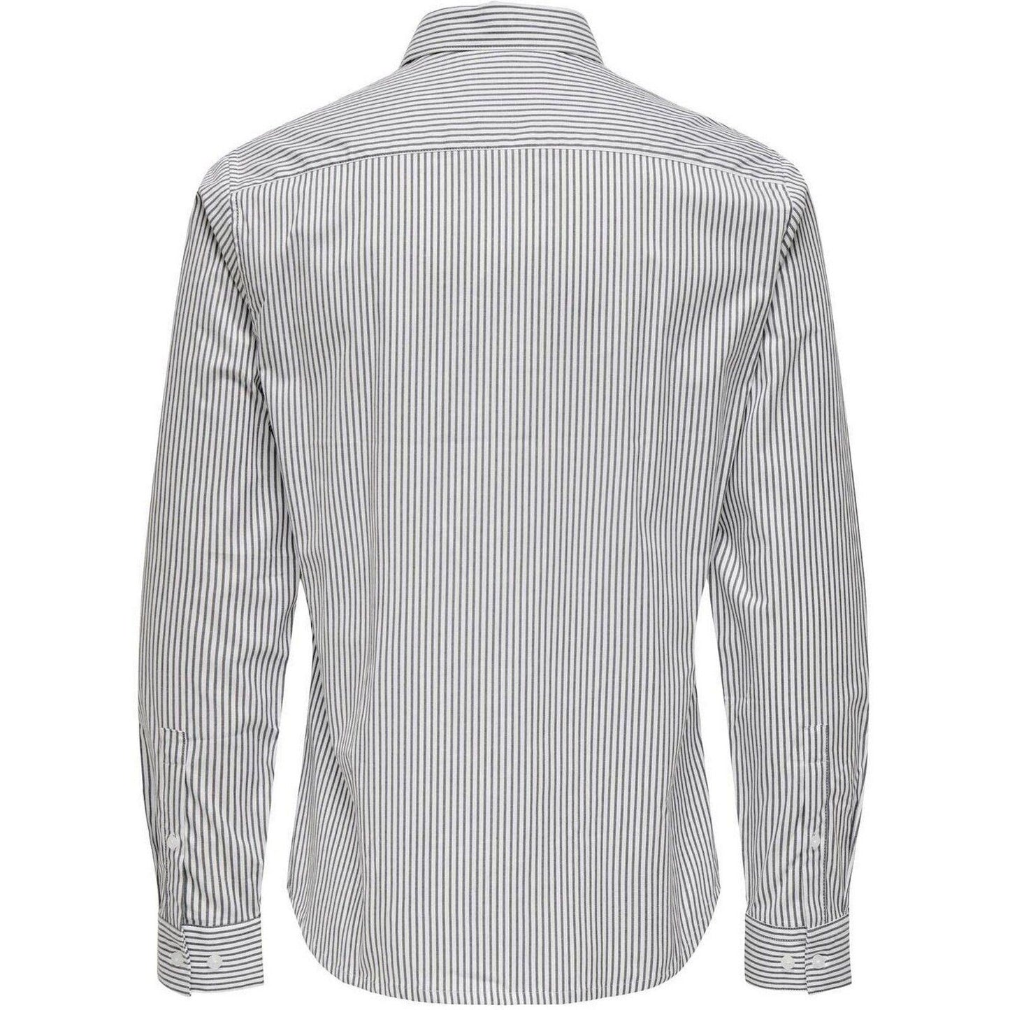 Camicie casual Uomo Only & Sons - Onsjordan Life Slim Twill Ls Shirt Noos - Blu