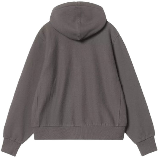 Carhartt Wip Damen-Kapuzenpullover – W' Hd American Scr. Jacke - Grau
